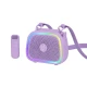 Bluetooth Karaoke set Star Purple s mikrofonem