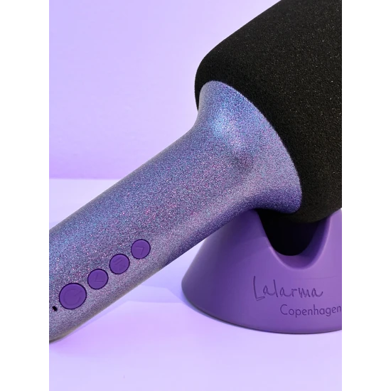 Fialový mikrofon Glitter Grove Purple – Bluetooth mikrofon se třpytkami, hlasovými efekty a zábavou pro děti.