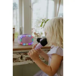 Bluetooth Karaoke párty set + 2 mikrofony Blue