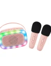 Bluetooth karaoke párty set + 2 mikrofony Rose