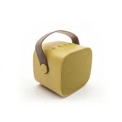 Bluetooth Karaoke set mikrofon a reproduktor Žlutý