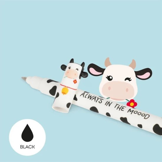 Set 4 gumovatelných gelových per – Farm Sweet Farm, gumovatelná barevná gelová pera s farmářskými motivy.