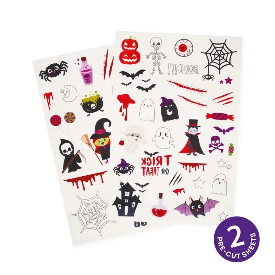 Tetovačky Halloween – svítící dočasná tetování s halloweenskými motivy od Legami Tetovačky Halloween Legami – svítící dočasná tetování s halloweenskými motivy