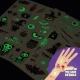 Tetovačky Halloween Legami – svítící dočasná tetování s halloweenskými motivy