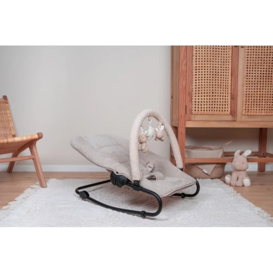 Nastavitelné houpací lehátko Little Dutch Beige pro spokojené miminko