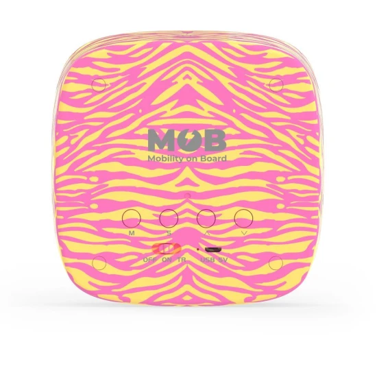 MOB Budík a noční světlo Zebra Růžový Budík a noční světlo Zebra umožní dětem usínat beze strachu ze tmy a vstávat šťastněji a snadněji.