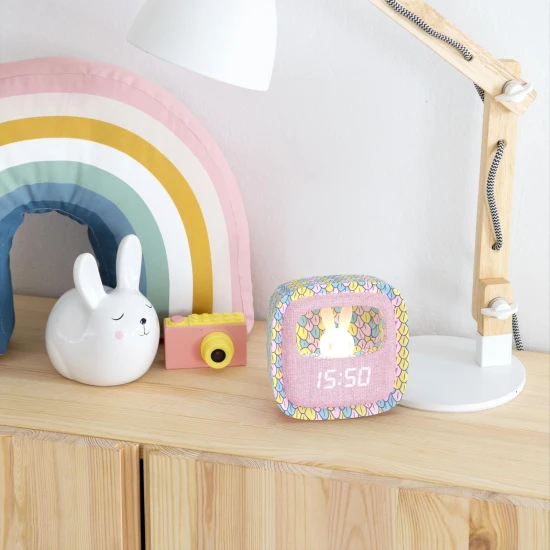 Budík a noční světlo Mermaid umožní dětem usínat beze strachu ze tmy a vstávat šťastněji a snadněji.