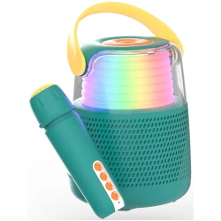 Karaoke reproduktor modrozelený Karaoke reproduktor modrozelený