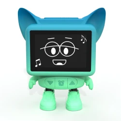 Tančící budík Dancing Clock Mob modrý