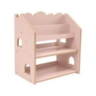 Montessori knihovna ve tvaru domečku z MDF