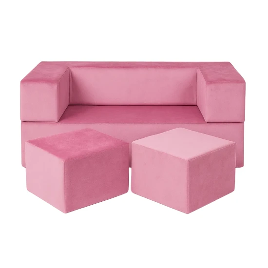Modulární pohovka pro děti Cube Velvet – MeowBaby SDST02