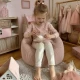 Sedací pytel pro děti do domu Floreo Aesthetic – MeowBaby MAPUF32