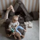Sedací pytel pro děti Sako Bag Teddy Aesthetic Sedací pytel pro děti Sako Bag Teddy Aesthetic – MeowBaby ASTE001