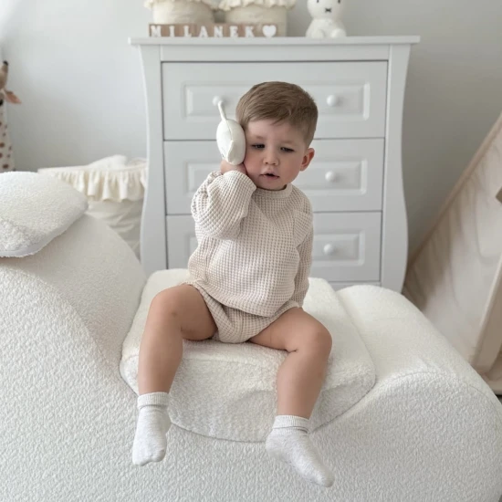 Pohodlné křesílko pro děti Wave Lounger Boucle – MeowBaby WLBOB01
