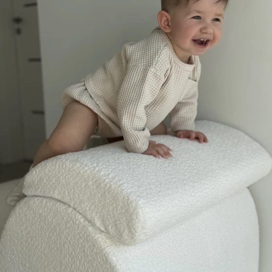 Pohodlné křesílko pro děti Wave Lounger Boucle – MeowBaby WLBOB01