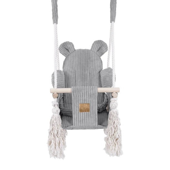 Interiérová houpačka pro děti Bear Swing Aesthetic – MeowBaby AHBSB01