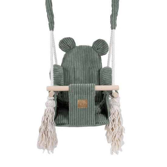Interiérová houpačka pro děti Bear Swing Aesthetic – MeowBaby AHBSB01