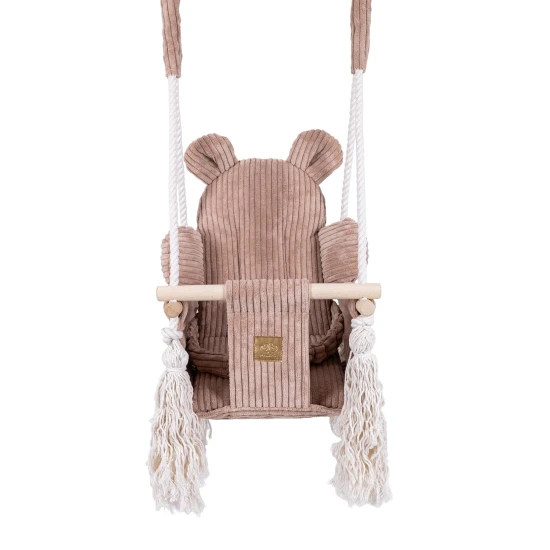 Interiérová houpačka pro děti Bear Swing Aesthetic – MeowBaby AHBSB01