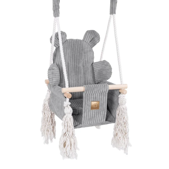Interiérová houpačka pro děti Bear Swing Aesthetic – MeowBaby AHBSB01