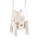 Interiérová houpačka pro děti Bear Swing Aesthetic – MeowBaby AHBSB01
