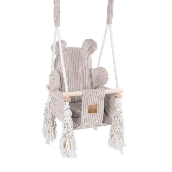 Interiérová houpačka pro děti Bear Swing Aesthetic – MeowBaby AHBSB01