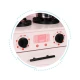 Dřevěná kuchyňka pro děti s troubou, deskou a mikrovlnkou – MeowBaby MWOKN049