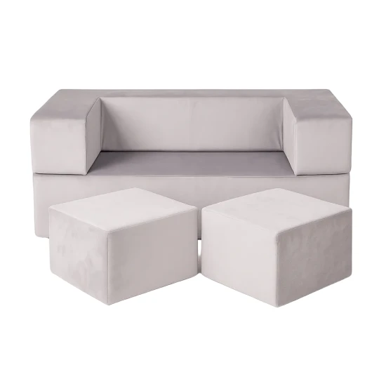 Modulární pohovka pro děti Cube Velvet – MeowBaby SDST02