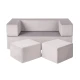 Modulární pohovka pro děti Cube Velvet – MeowBaby SDST02