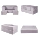 Modulární pohovka pro děti Cube Velvet – MeowBaby SDST02