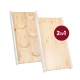 Dřevěný Montessori set 3v1 – žebřík, skluzavka a lezecká stěna – MeowBaby ZZWDA001