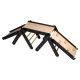 Dřevěný Montessori set 3v1 – žebřík, skluzavka a lezecká stěna – MeowBaby ZZWDA001