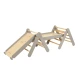 Dřevěný Montessori set 3v1 – žebřík, skluzavka a lezecká stěna – MeowBaby ZZWDA001