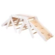 Dřevěný Montessori set 3v1 – žebřík, skluzavka a lezecká stěna – MeowBaby ZZWDA001