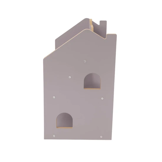 Montessori knihovna ve tvaru domečku z MDF – MeowBaby MWORK048
