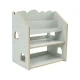 Montessori knihovna ve tvaru domečku z MDF – MeowBaby MWORK048