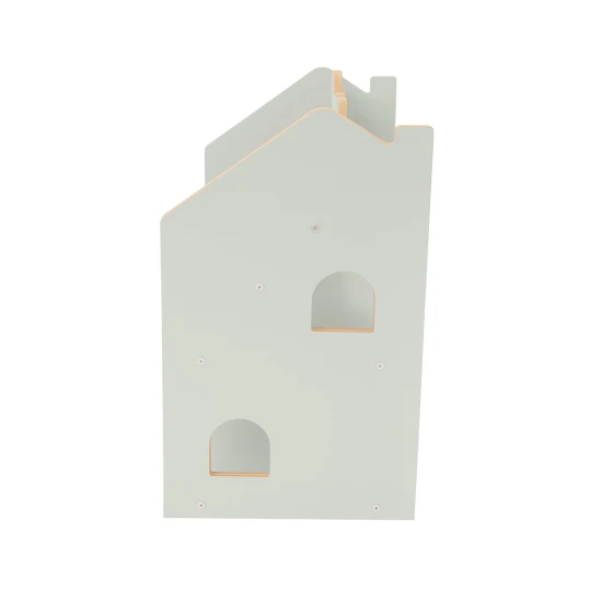 Montessori knihovna ve tvaru domečku z MDF – MeowBaby MWORK048