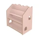 Montessori knihovna ve tvaru domečku z MDF – MeowBaby MWORK048