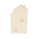 Montessori knihovna ve tvaru domečku z MDF – MeowBaby MWORK048
