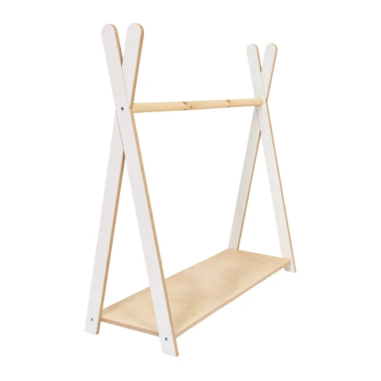 Dětský dřevěný věšák Tipi Hanger malý – MeowBaby WTHSW01
