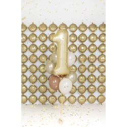 Balón Číslo 1 Zlatý 86 cm