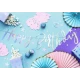 Girlanda Happy Birthday – Perleťová ozdoba na každou narozeninovou párty