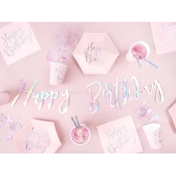 Girlanda Happy birthday perleťová Girlanda Happy birthday perleťová