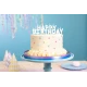 Svíčky s nápisem Happy Birthday – 13 ks narozeninových svíček na dort