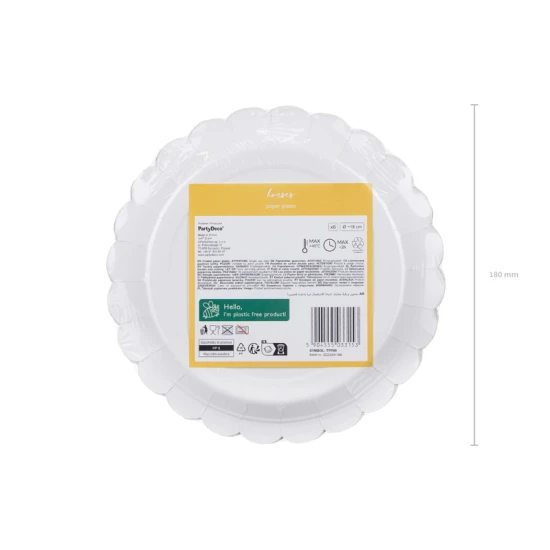 Party Deco Talíře Koně 6 ks Papírové talíře s motivem koníka pro dětskou oslavu.