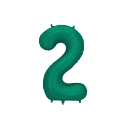 Balón Číslo 2 Tmavě zelený 86 cm