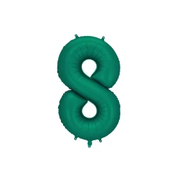 Balón Číslo 8 Tmavě zelený 86 cm