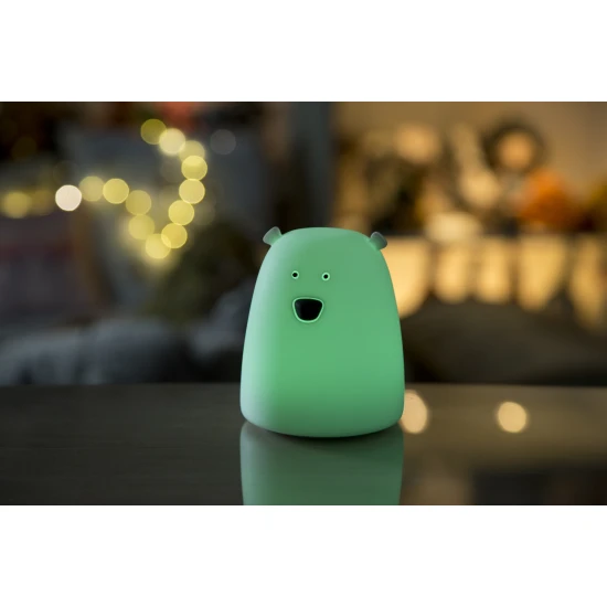Dětská dotyková lampa Malý medvídek Růžový