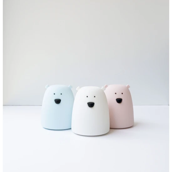 Dětská dotyková lampa Malý medvídek Bílý