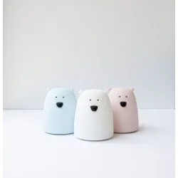 Dětská dotyková lampa Malý medvídek Modrý