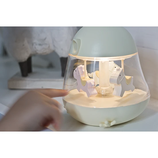 Dětské světélko s hudbou a kolotočem Modré